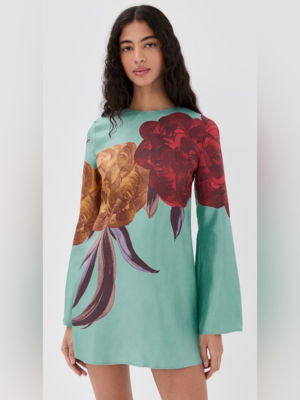 LA DoubleJ Mini Supremes Silk Swing Dress